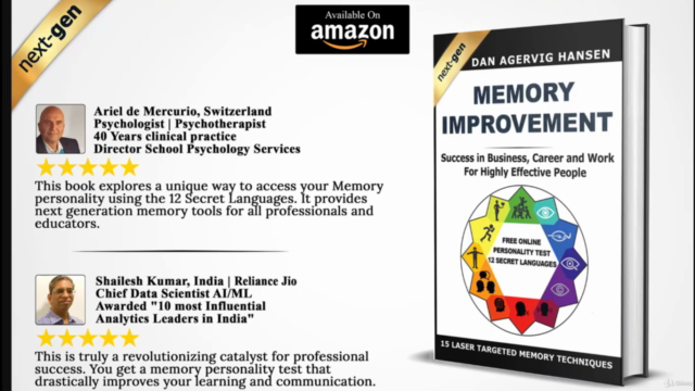 Online Memory Personality test - 12 Secret Memory Languages – Screenshot 2