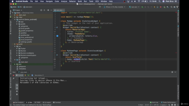 Podstawy tworzenia aplikacji mobilnych we Flutterze – Screenshot 2