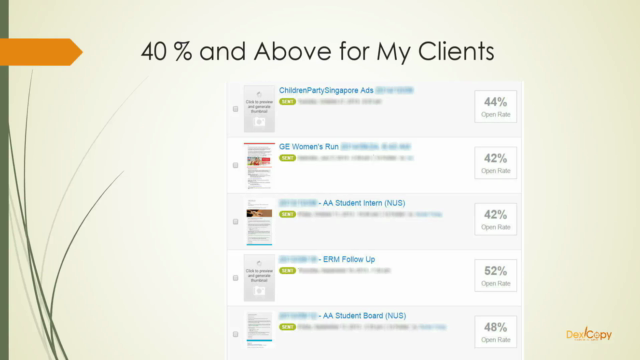How My Email Marketing Performs 133 Times Above Competitors – Screenshot 2