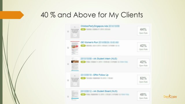 How My Email Marketing Performs 133 Times Above Competitors – Screenshot 3