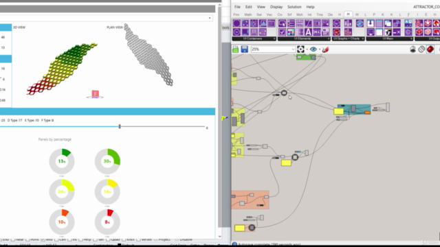Rhino Grasshopper - HUMAN UI plugin for Data Visualization – Screenshot 1