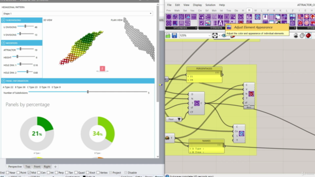 Rhino Grasshopper - HUMAN UI plugin for Data Visualization – Screenshot 3