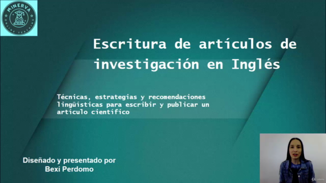 Escritura de artículos científicos en inglés. – Screenshot 1