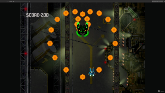 2Dシューティングゲーム開発入門:Unityインストラクターが教えるゲーム開発ハンズオンコース【スタジオしまづ】 – Screenshot 4