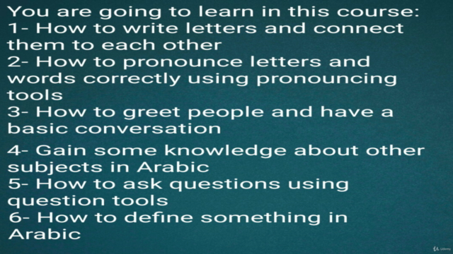 Easy way to learn Arabic language (basics) – Screenshot 3