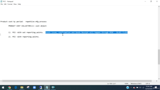 SAP CO Product Costing-"By Period Scenario" in S/4 HANA – Screenshot 2