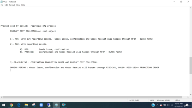 SAP CO Product Costing-"By Period Scenario" in S/4 HANA – Screenshot 4