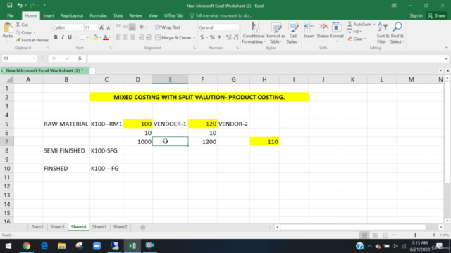 SAP CO Product Costing-Mixed Costing Process in S/4 HANA – Screenshot 1
