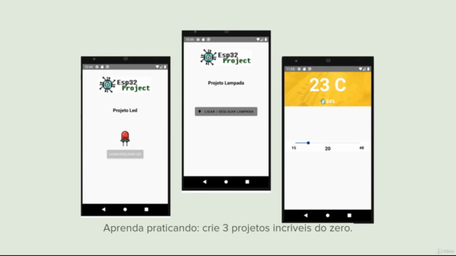 Iot na Prática: com esp32+Firebase+React Native (Atual.2023) – Screenshot 3