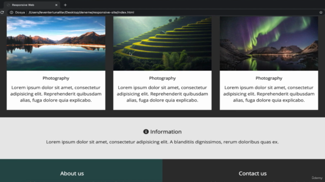 Sıfırdan İleri Düzey Web Geliştirme (HTML, CSS, Javascript) – Screenshot 2