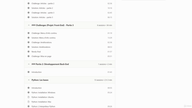 Python & Django - Formation Développeur Web Full Stack – Screenshot 3
