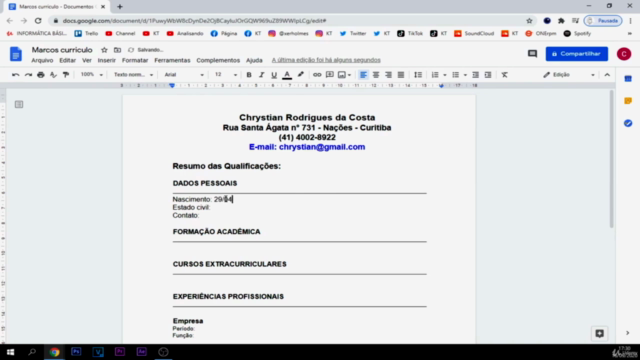 Curso de Informática para o mercado de trabalho 2022 – Screenshot 2