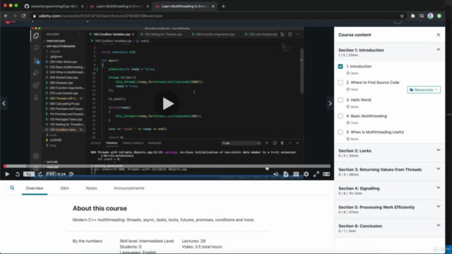 Learn Multithreading in C++ – Screenshot 2
