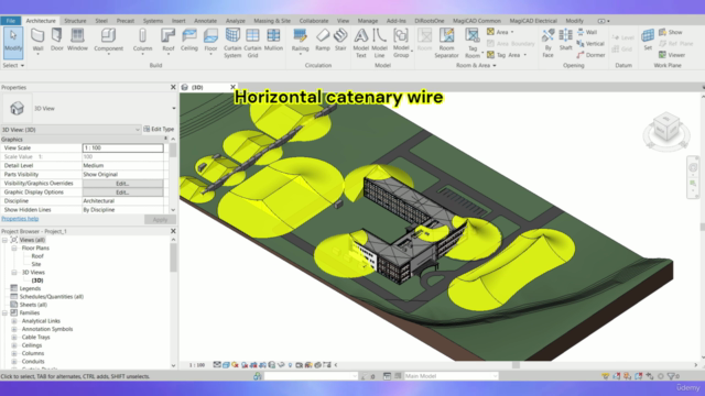 Lightning protection in Revit – Screenshot 1