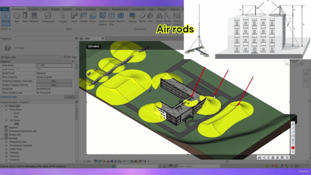 Lightning protection in Revit – Screenshot 3