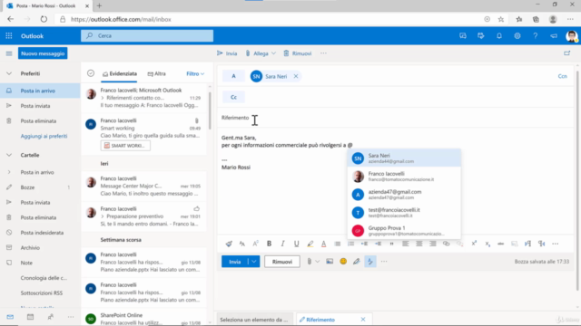 Outlook sul Web - Corso completo – Screenshot 3