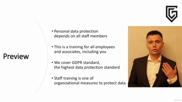 GDPR - standard data protection staff training – Screenshot 2