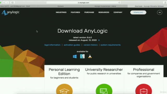 Fundamentals of Simulation Modelling using Anylogic – Screenshot 1