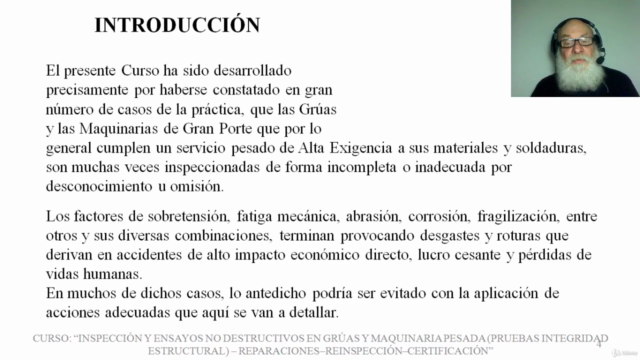 Inspección y END. en Grúas y Máquina Pesada-Curso 1de2 – Screenshot 1