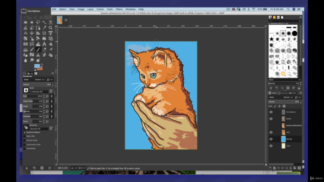 Gimp: Make a Digital Painting & Illustration Like a Pro Fast – Screenshot 3