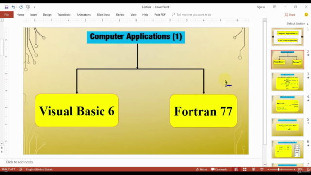تطبيقات الحاسب 1 - البرمجة بالفورتران 77 و الفيجوال بيزك 6 – Screenshot 2