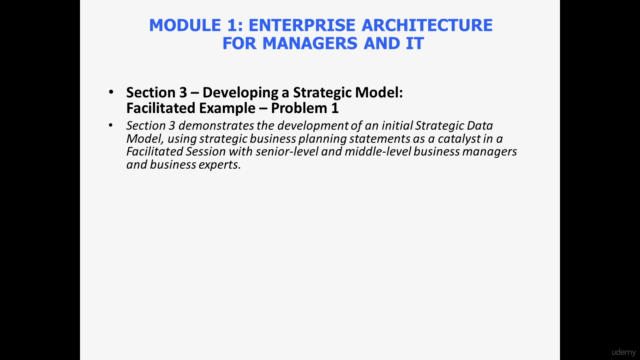 2) Module1: Enterprise Architecture for Managers and IT – Screenshot 3