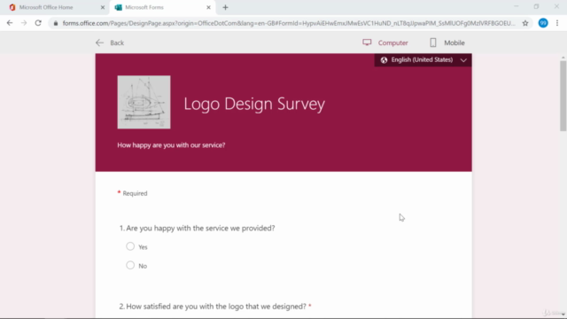 Microsoft Forms - The Complete Course for Beginners – Screenshot 1