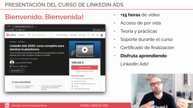 LinkedIn Ads: curso completo para dominar la plataforma – Screenshot 1