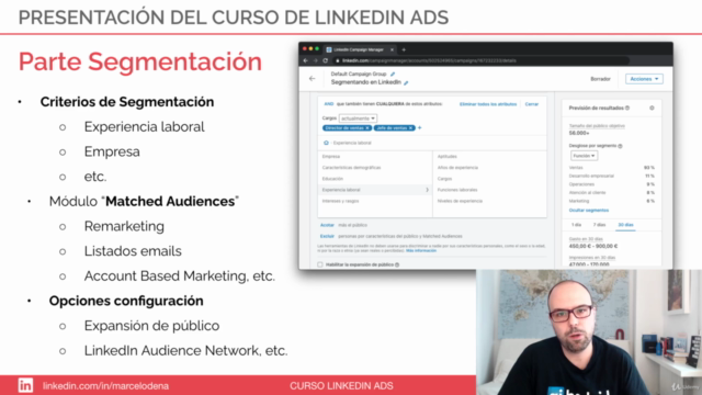 LinkedIn Ads: curso completo para dominar la plataforma – Screenshot 3