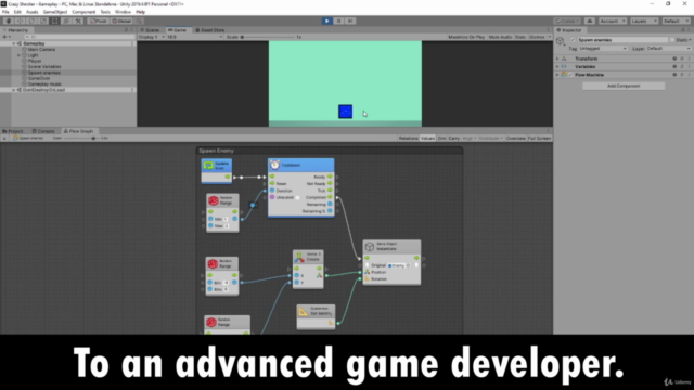 Create games in Unity using Bolt Visual Scripting - NO CODE! – Screenshot 3