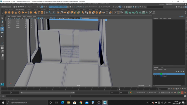 Modeling Fundamentals in Maya 2020 – Screenshot 4