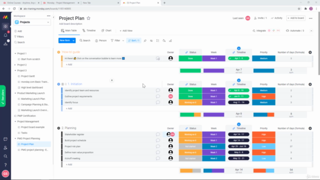 Monday - Project Management - The Complete Beginners Course – Screenshot 1