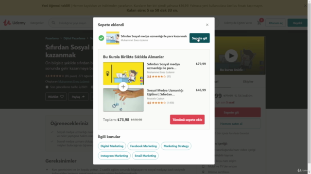 Sıfırdan Sosyal medya uzmanlığı ile para kazanmak – Screenshot 4