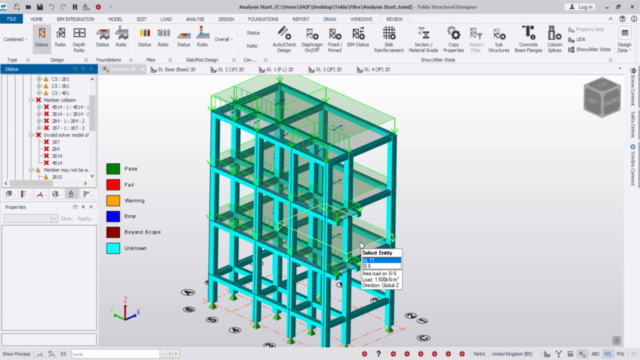 Tekla Structural Designer Professional Course – Screenshot 2