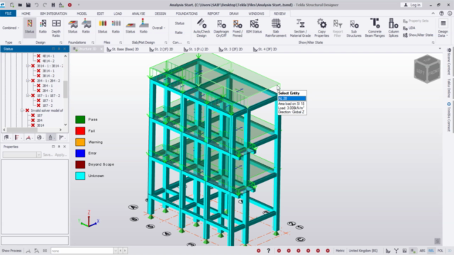 Tekla Structural Designer Professional Course – Screenshot 4