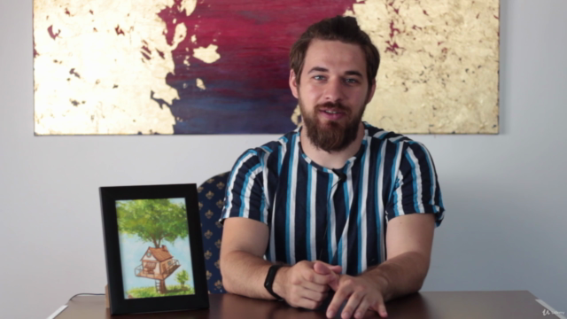 Watercolor Painting tree house Super Easy course – Screenshot 2