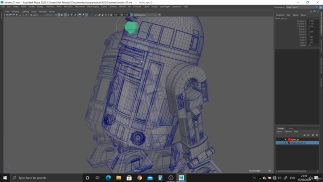 Master Hard Surface Modeling in Maya 2020 – Screenshot 2