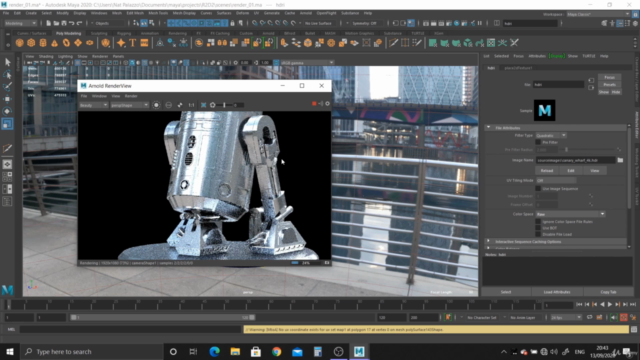 Master Hard Surface Modeling in Maya 2020 – Screenshot 4