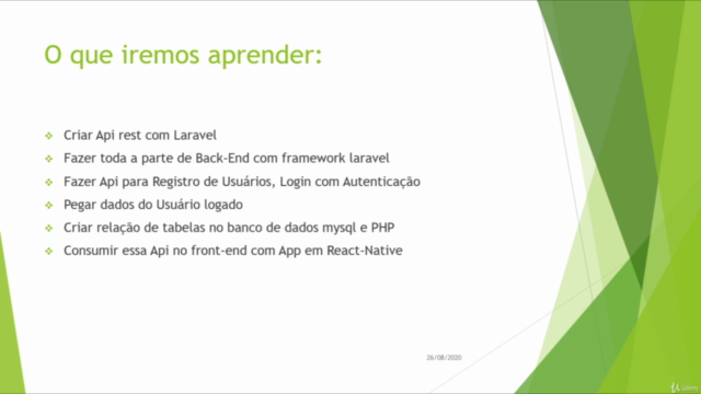 Aprenda Criar App completo com React-Native e Api em Laravel – Screenshot 1