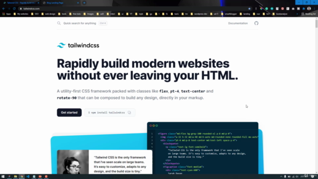 Tailwind CSS : The Complete Guide ( Project Included ) – Screenshot 2