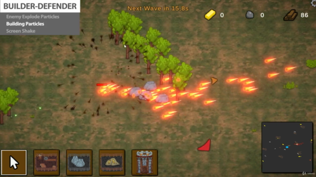 Learn to make an Awesome Builder-Defender game in Unity! – Screenshot 3