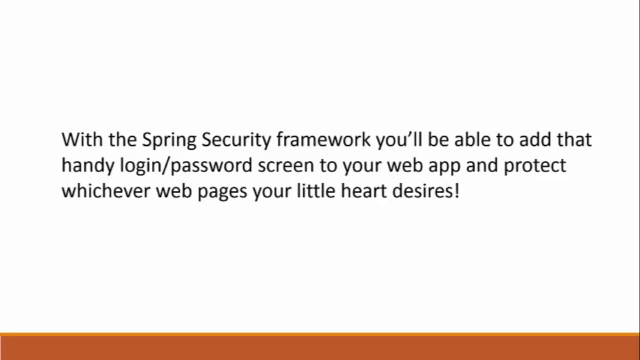Java Spring Security – Screenshot 1