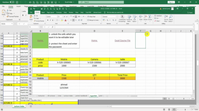 Microsoft Excel كورس اكسيل من الصفر وحتي الاحتراف – Screenshot 3
