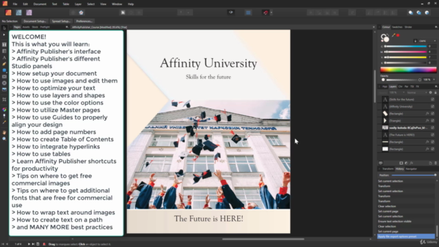 Affinity Publisher - The Complete Course for Beginners – Screenshot 2
