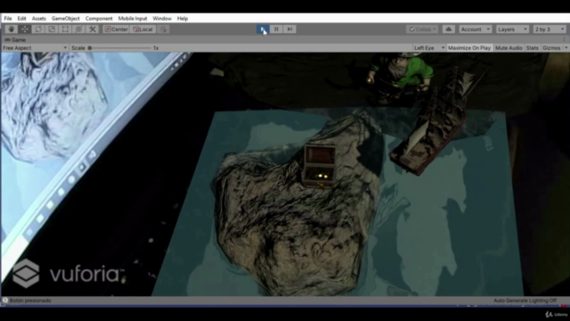 Realidad aumentada: de básico a master con UNITY y Vuforia. – Screenshot 1