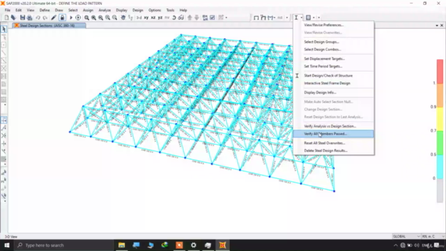SAP2000 :- Advance Steel Course – Screenshot 1