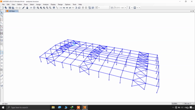 SAP2000 :- Advance Steel Course – Screenshot 2