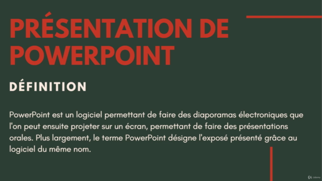 Devenir expert Powerpoint: Formation professionnelle – Screenshot 1