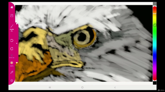 Draw an eagle with the android Paintology app – Screenshot 2