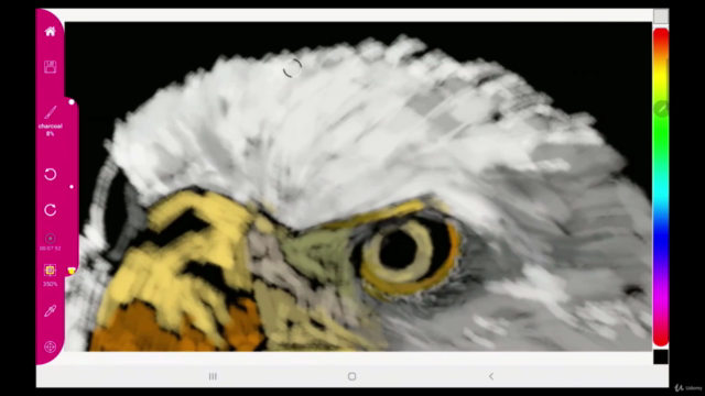 Draw an eagle with the android Paintology app – Screenshot 4